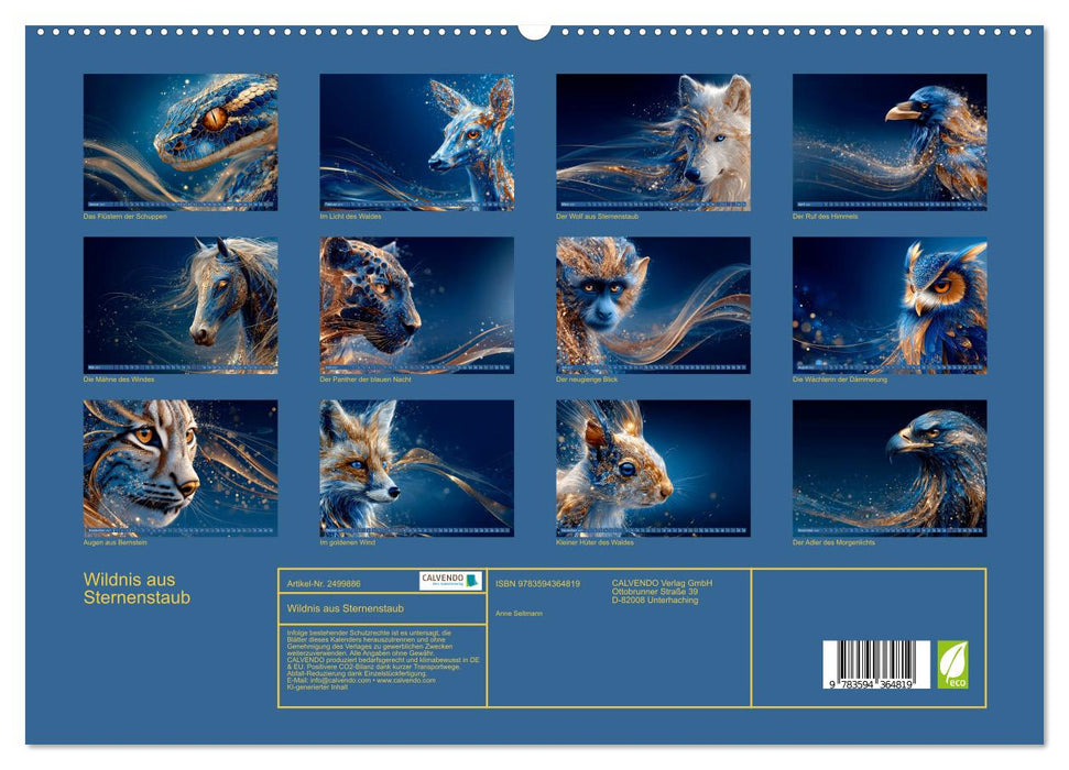 Wildnis aus Sternenstaub (CALVENDO Premium Wandkalender 2027)