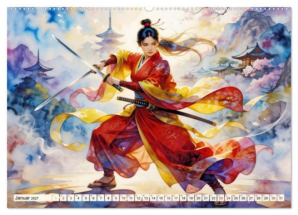 Im Schatten des Katana (CALVENDO Wandkalender 2027)