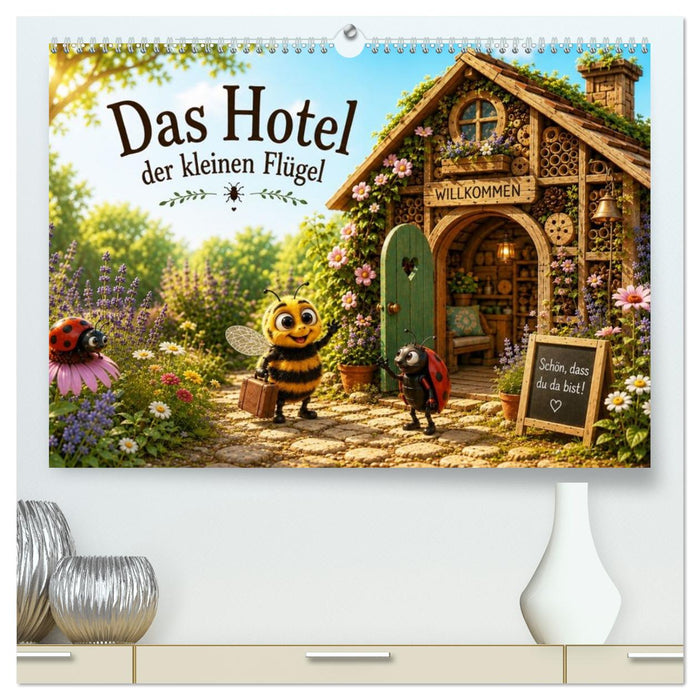 Das Hotel der kleinen Flügel (CALVENDO Premium Wandkalender 2027)