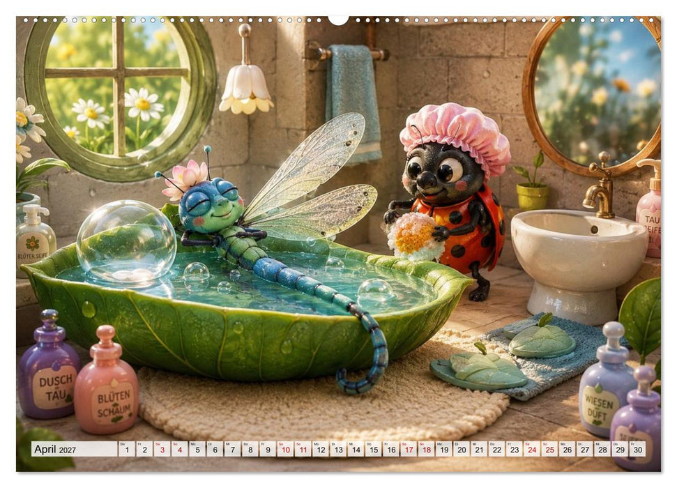 Das Hotel der kleinen Flügel (CALVENDO Premium Wandkalender 2027)