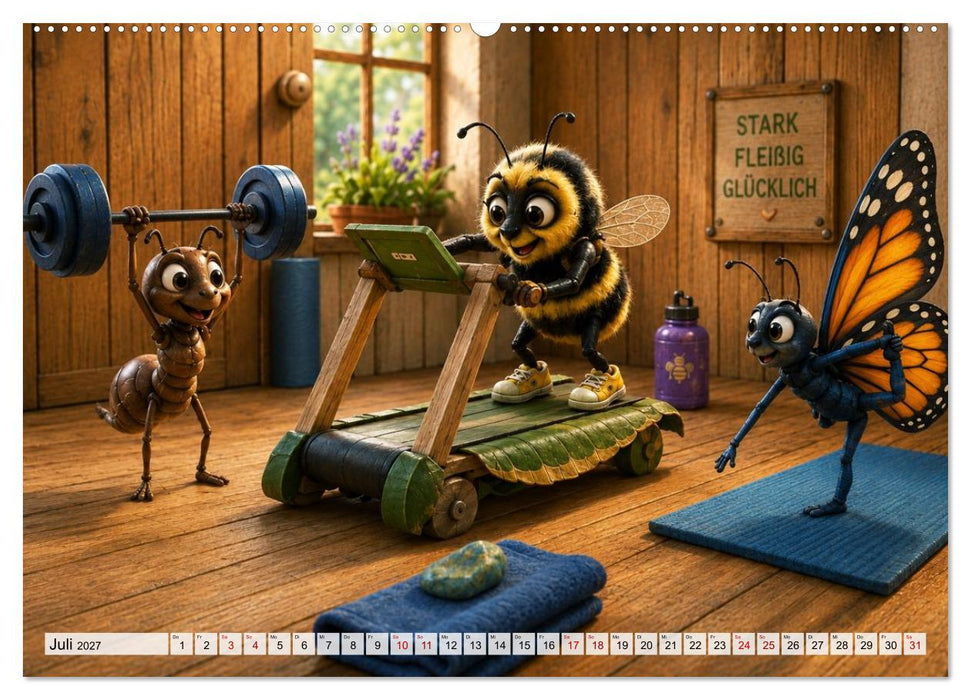Das Hotel der kleinen Flügel (CALVENDO Premium Wandkalender 2027)