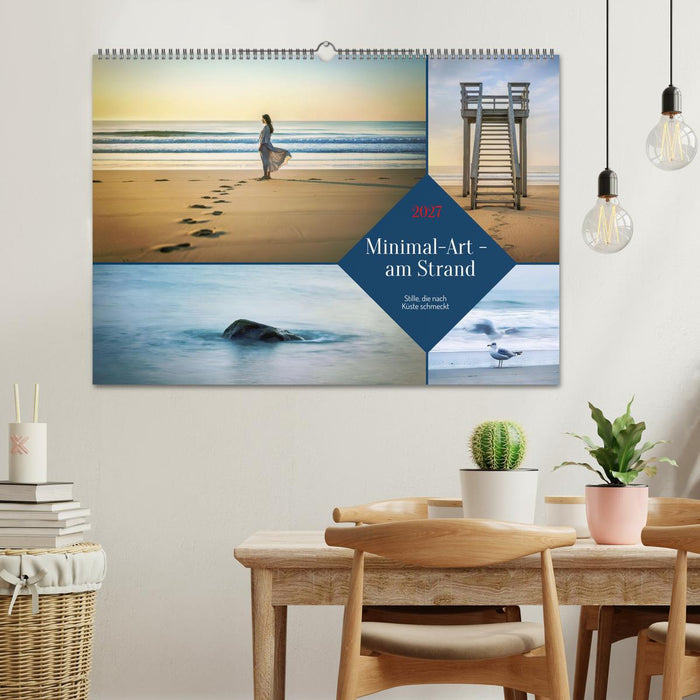Minimal-Art - am Strand (CALVENDO Wandkalender 2027)