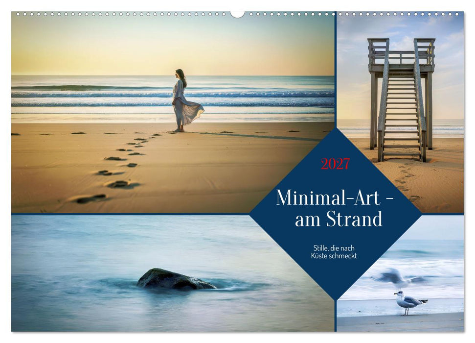 Minimal-Art - am Strand (CALVENDO Wandkalender 2027)