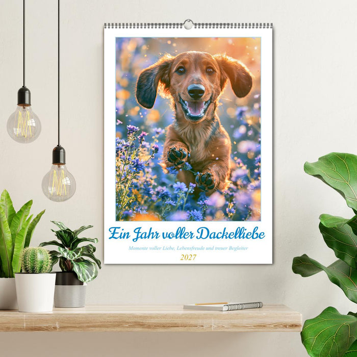 Ein Jahr voller Dackelliebe (CALVENDO Wandkalender 2027)