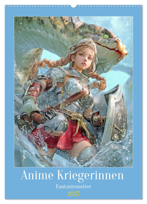 Anime Kriegerinnen - Fantasiemotive (CALVENDO Wandkalender 2027)