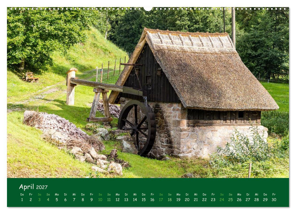 Mühlenromantik im Schwarzwald (CALVENDO Wandkalender 2027)