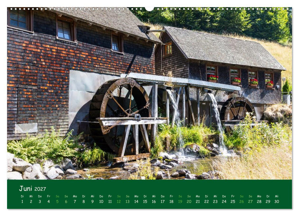Mühlenromantik im Schwarzwald (CALVENDO Wandkalender 2027)
