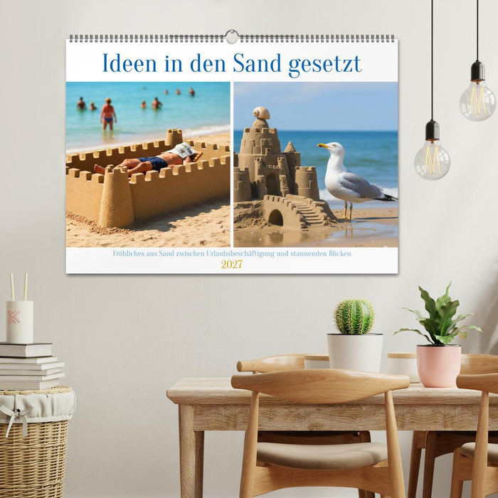 Ideen in den Sand gesetzt (CALVENDO Wandkalender 2027)