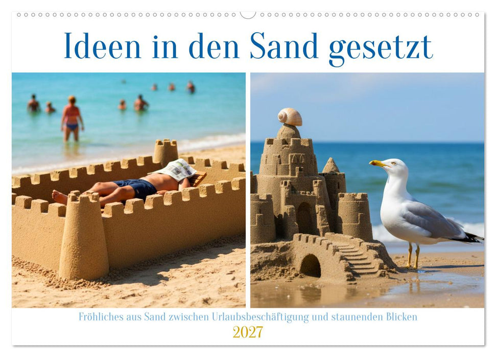 Ideen in den Sand gesetzt (CALVENDO Wandkalender 2027)