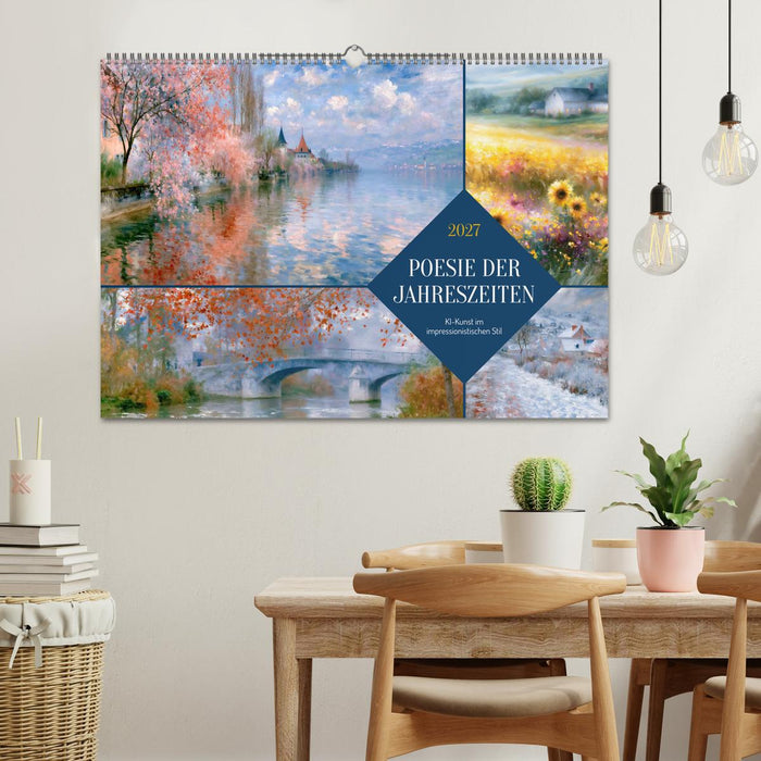 Poesie der Jahreszeiten (CALVENDO Wandkalender 2027)
