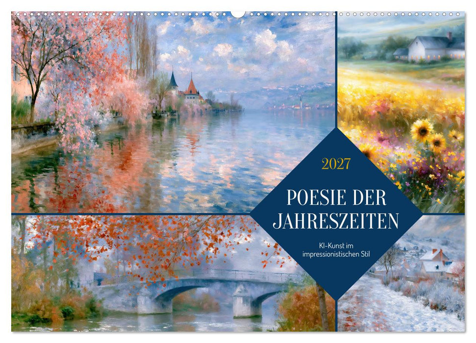 Poesie der Jahreszeiten (CALVENDO Wandkalender 2027)