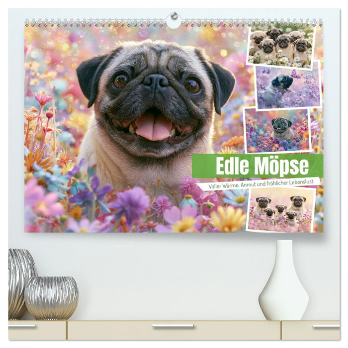 Edle Möpse (CALVENDO Premium Wandkalender 2027)