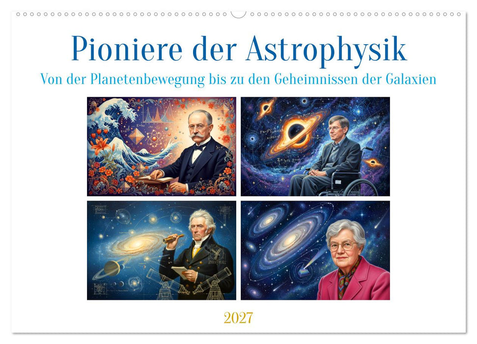 Pioniere der Astrophysik (CALVENDO Wandkalender 2027)