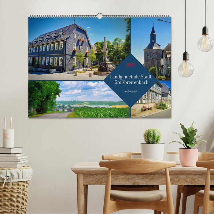 Landgemeinde Stadt Großbreitenbach - mit Goldisthal (CALVENDO Wandkalender 2027)
