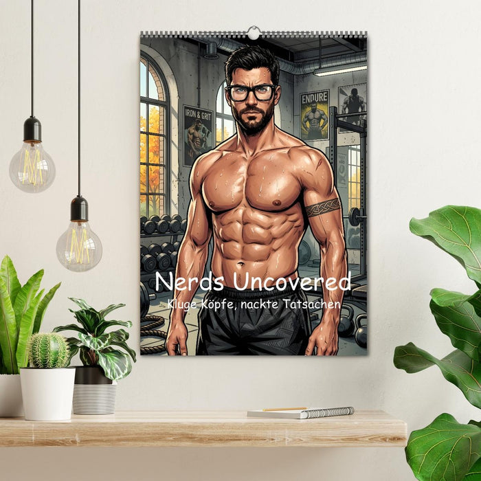 Nerds Uncovered - Kluge Köpfe, nackte Tatsachen (CALVENDO Wandkalender 2027)
