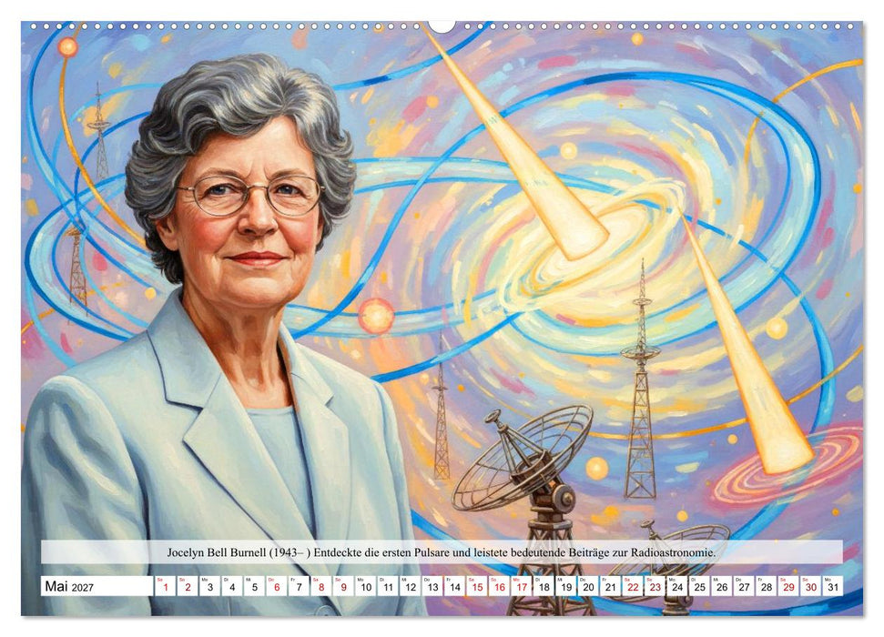 Pioniere der Astrophysik (CALVENDO Premium Wandkalender 2027)