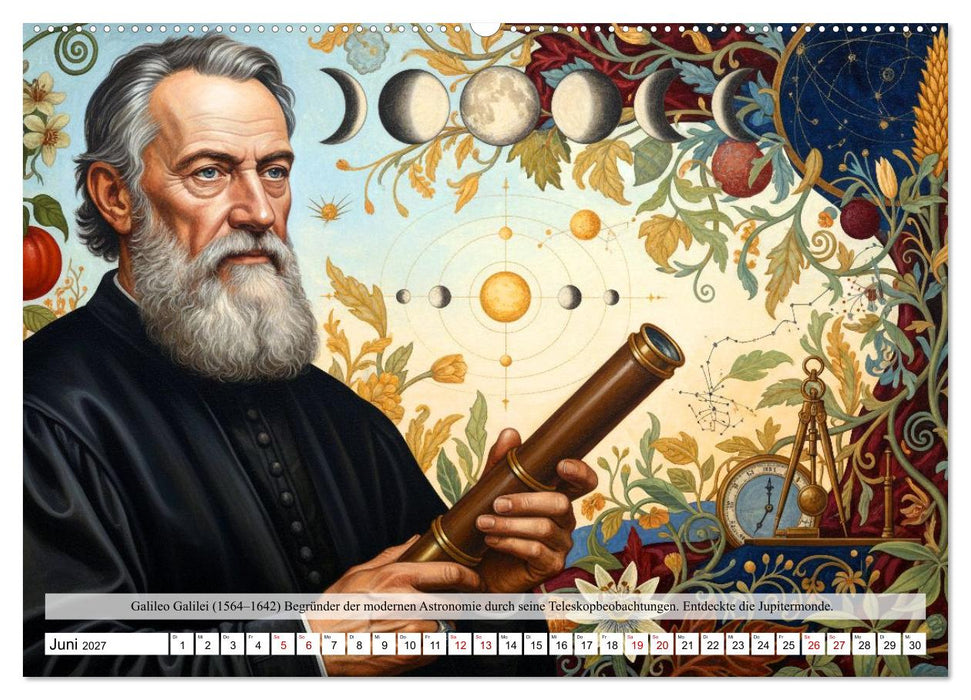 Pioniere der Astrophysik (CALVENDO Premium Wandkalender 2027)