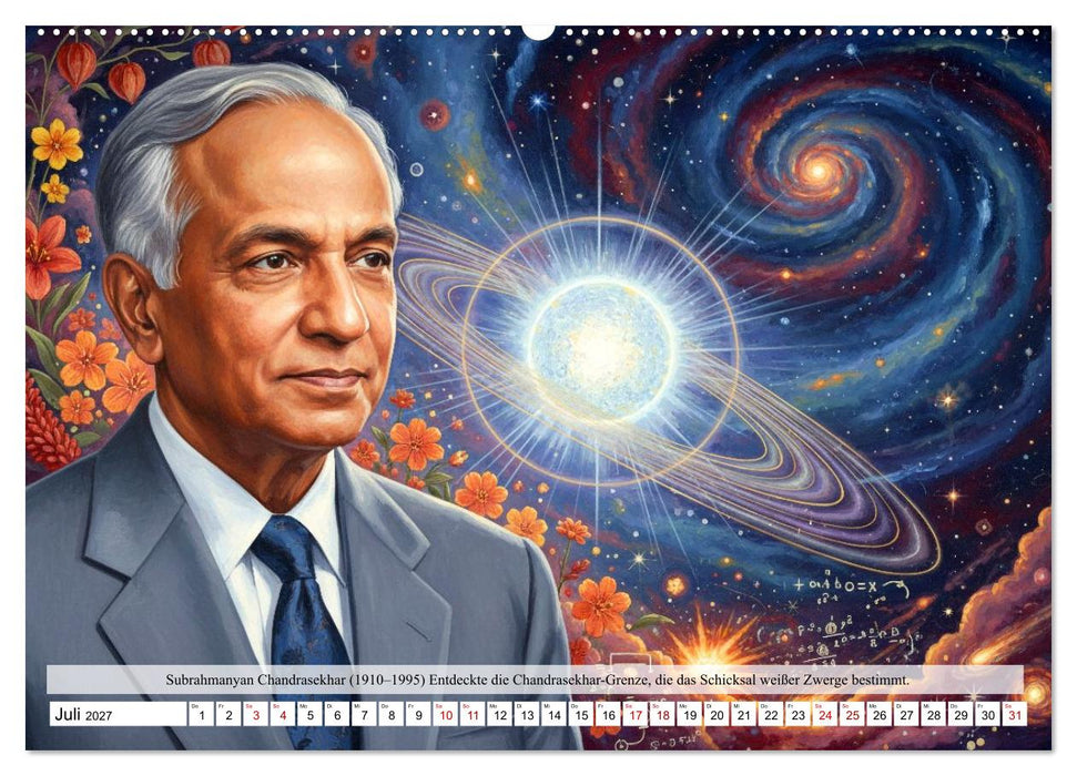 Pioniere der Astrophysik (CALVENDO Premium Wandkalender 2027)