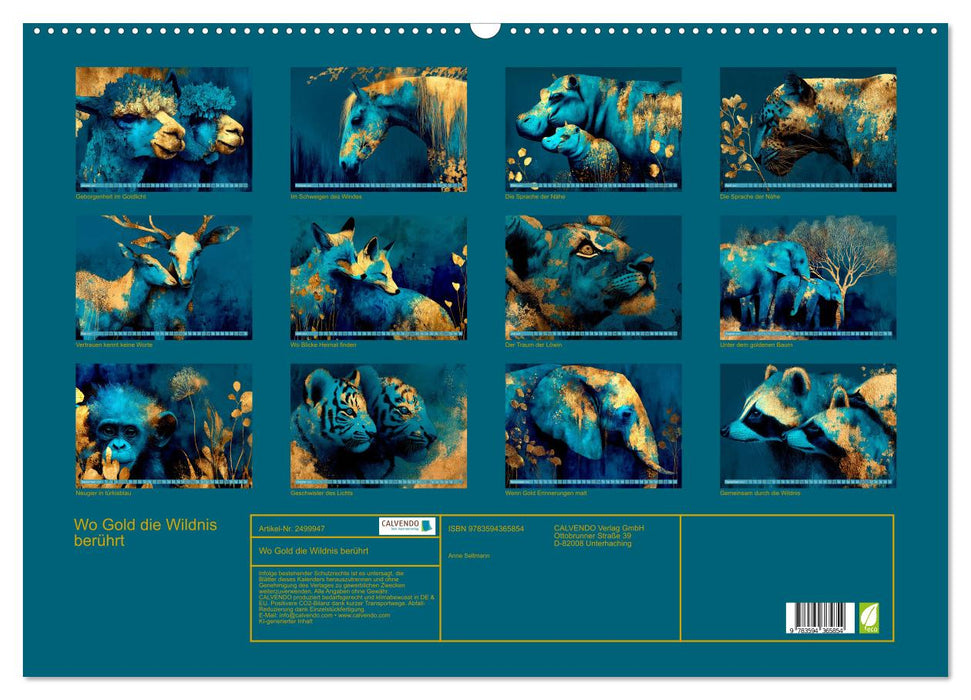 Wo Gold die Wildnis berührt (CALVENDO Wandkalender 2027)