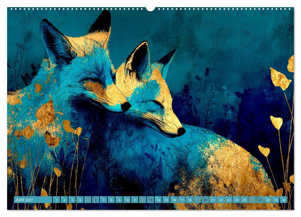 Wo Gold die Wildnis berührt (CALVENDO Wandkalender 2027)