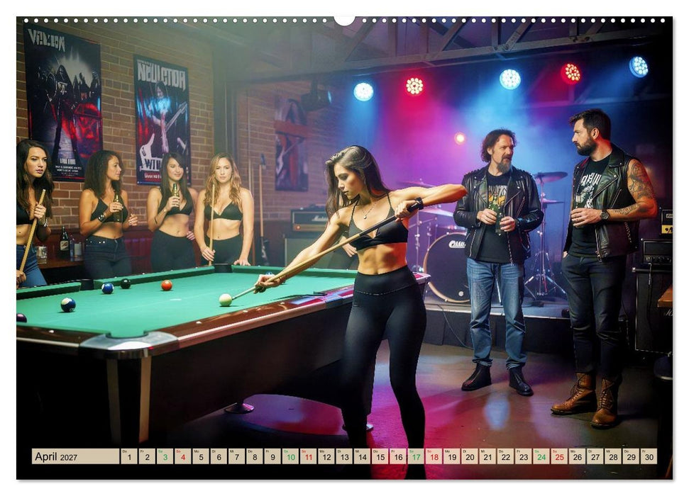 Sexy Frauen beim Billard (CALVENDO Wandkalender 2027)