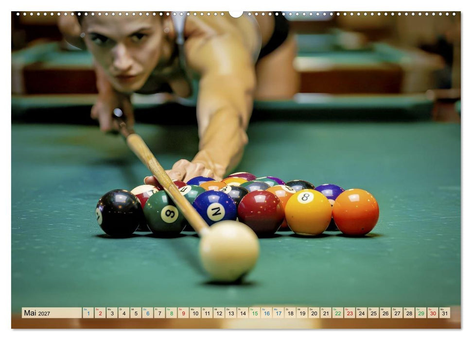 Sexy Frauen beim Billard (CALVENDO Wandkalender 2027)