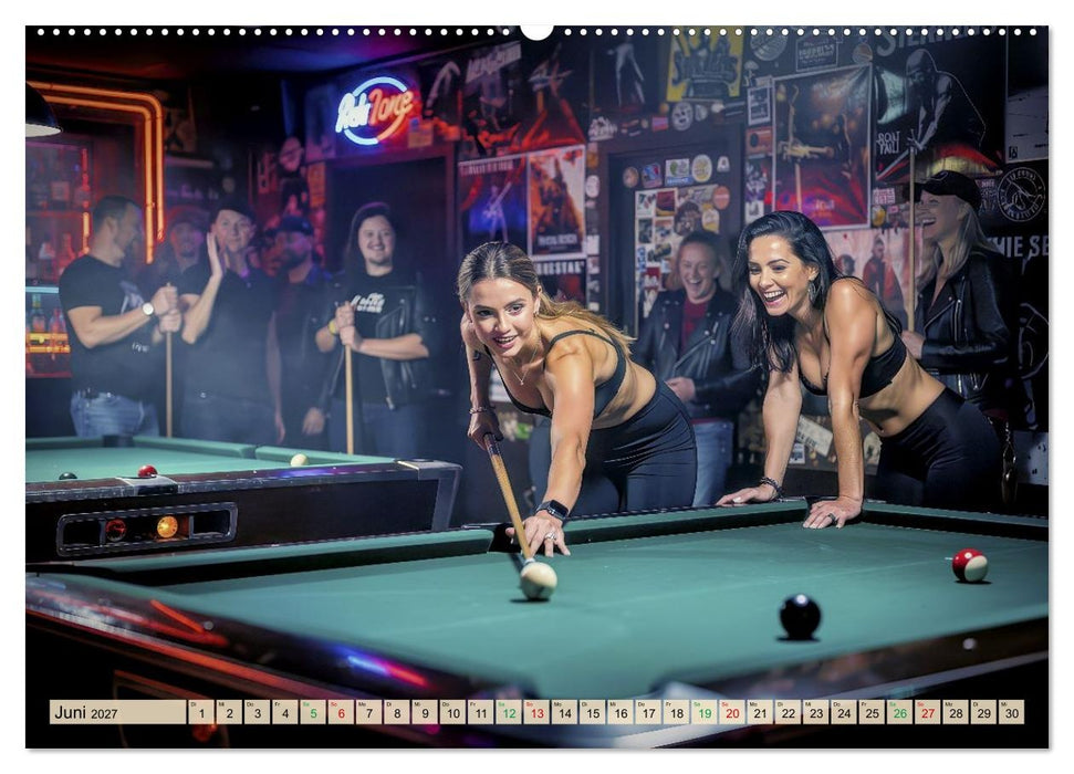 Sexy Frauen beim Billard (CALVENDO Wandkalender 2027)