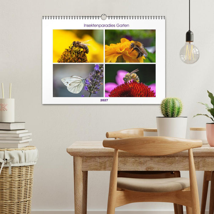 Insektenparadies Garten (CALVENDO Wandkalender 2027)