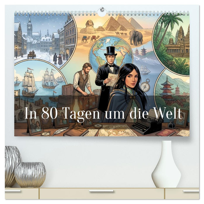 In 80 Tagen um die Welt (CALVENDO Premium Wandkalender 2027)