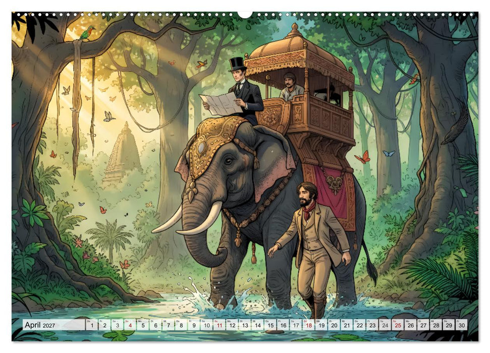 In 80 Tagen um die Welt (CALVENDO Premium Wandkalender 2027)
