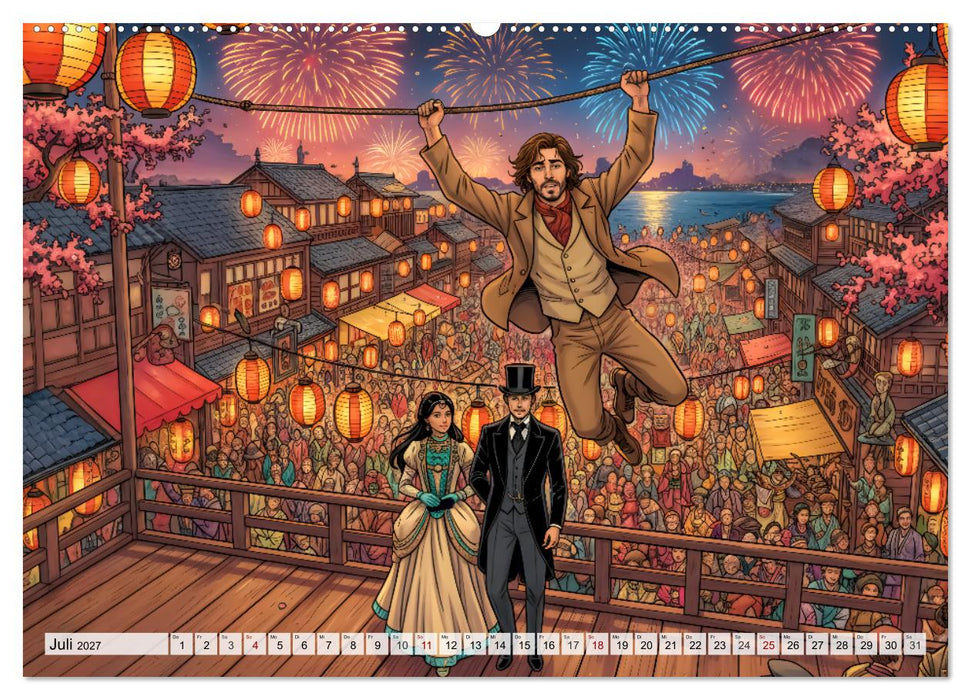 In 80 Tagen um die Welt (CALVENDO Premium Wandkalender 2027)