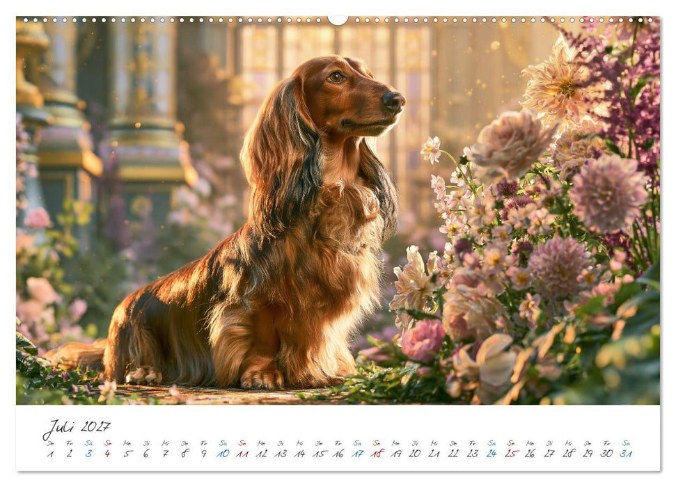 Zauberhafte Dackel (CALVENDO Premium Wandkalender 2027)
