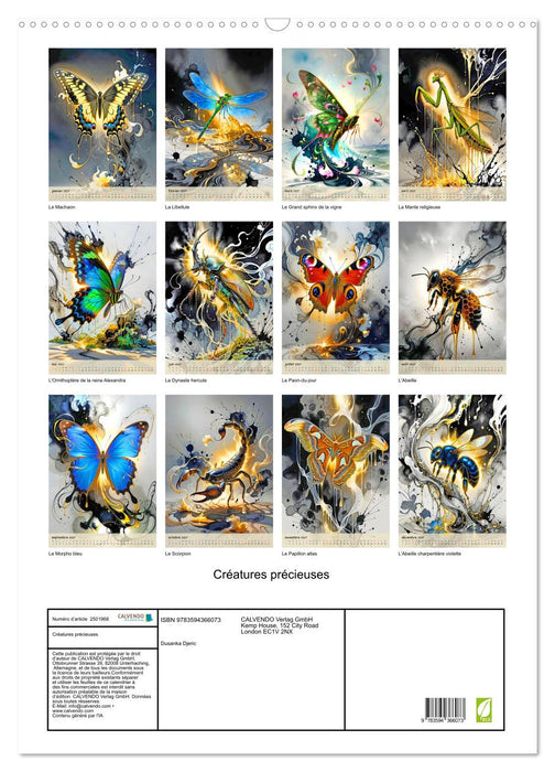 Créatures précieuses (CALVENDO Calendrier mensuel 2027)