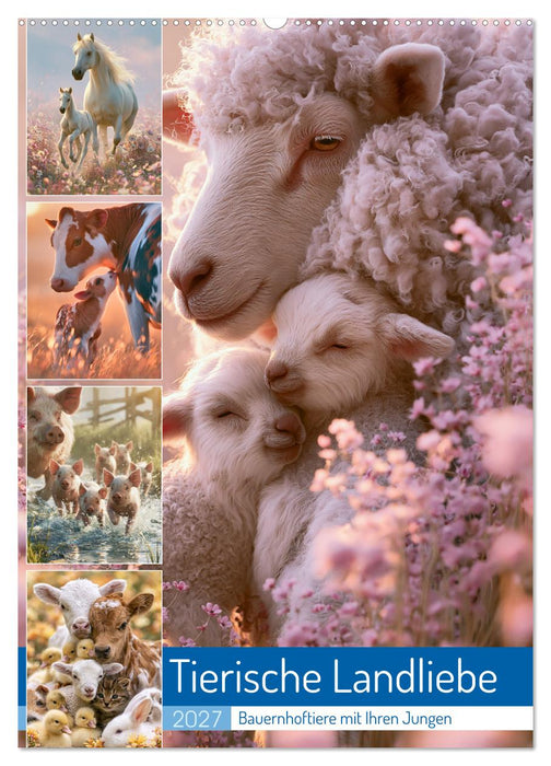 Tierische Landliebe (CALVENDO Wandkalender 2027)