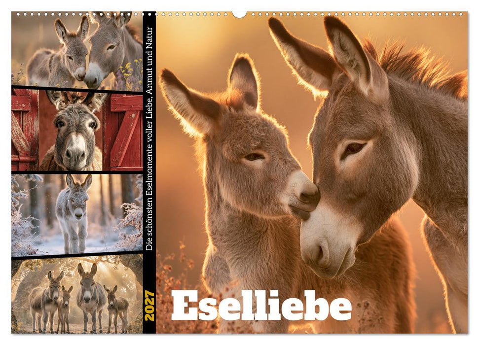 Eselliebe (CALVENDO Wandkalender 2027)