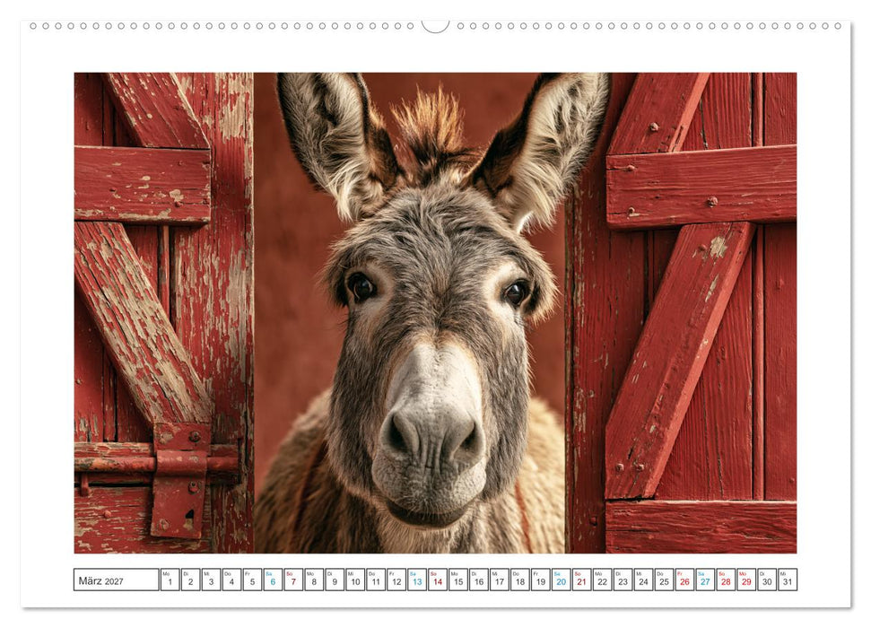 Eselliebe (CALVENDO Wandkalender 2027)