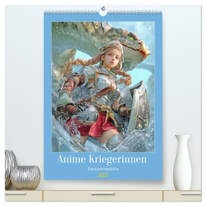 Anime Kriegerinnen - Fantasiemotive (CALVENDO Premium Wandkalender 2027)