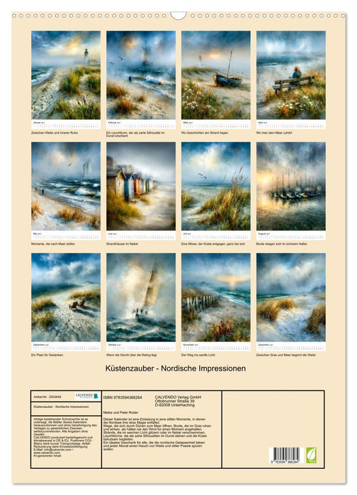 Küstenzauber - Nordische Impressionen (CALVENDO Wandkalender 2027)