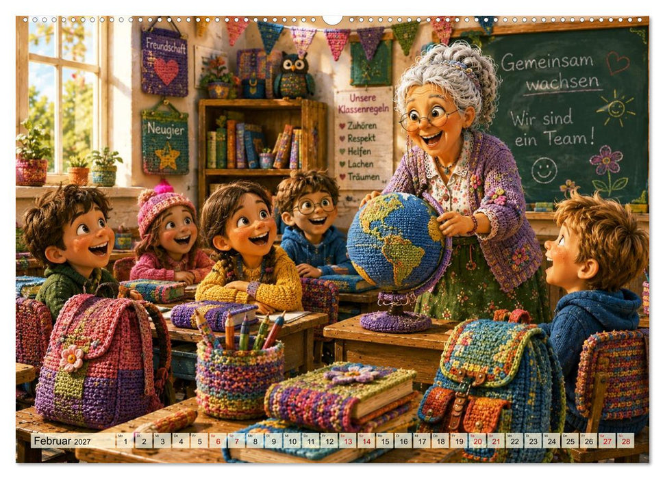 Die strickende Oma (CALVENDO Wandkalender 2027)