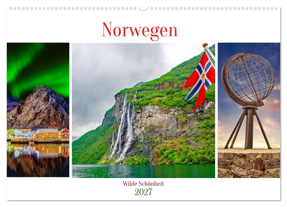 Norwegen - Wilde Schönheit (CALVENDO Wandkalender 2027)