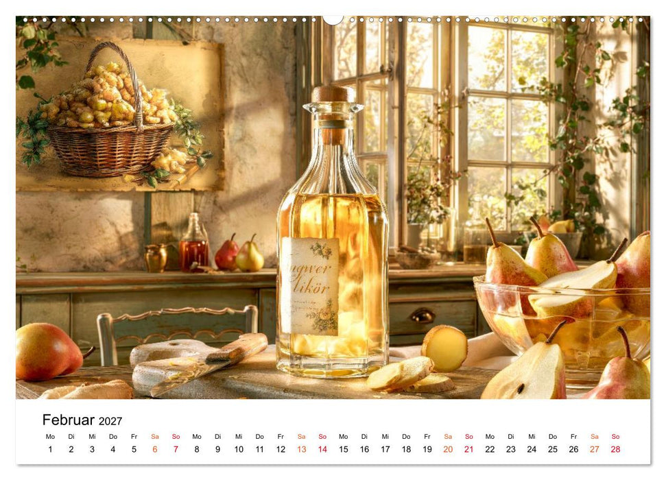 Liköre - Frucht. Frisch. Frech. (CALVENDO Premium Wandkalender 2027)