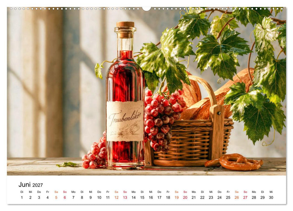 Liköre - Frucht. Frisch. Frech. (CALVENDO Premium Wandkalender 2027)