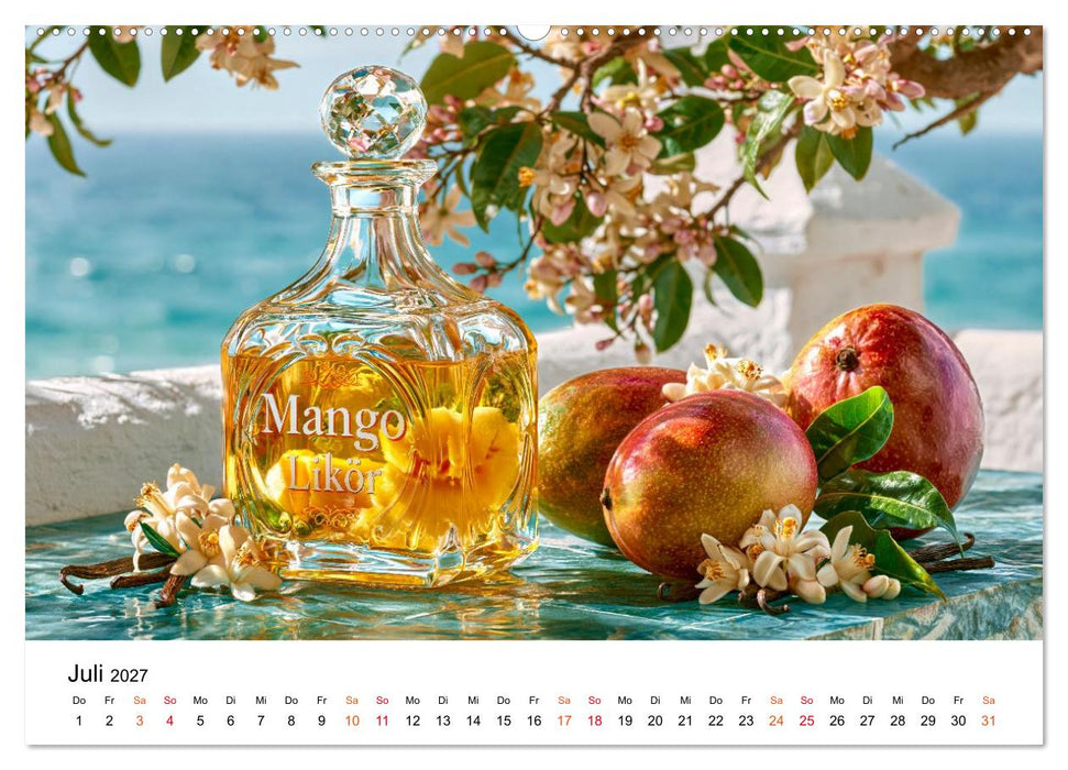 Liköre - Frucht. Frisch. Frech. (CALVENDO Premium Wandkalender 2027)