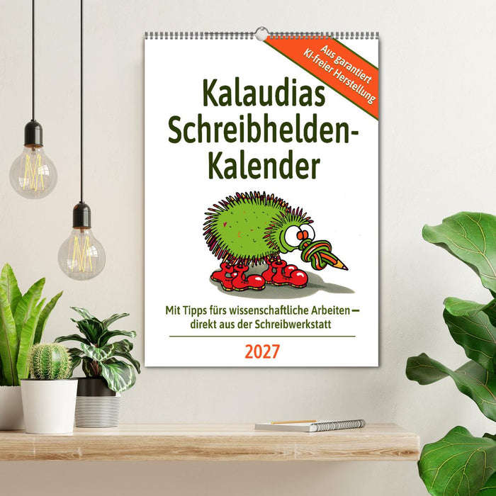 Kalaudias Schreibhelden-Kalender (CALVENDO Wandkalender 2027)