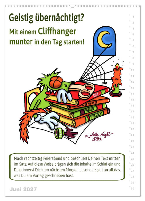 Kalaudias Schreibhelden-Kalender (CALVENDO Wandkalender 2027)