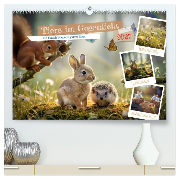 Tiere im Gegenlicht (CALVENDO Premium Wandkalender 2027)