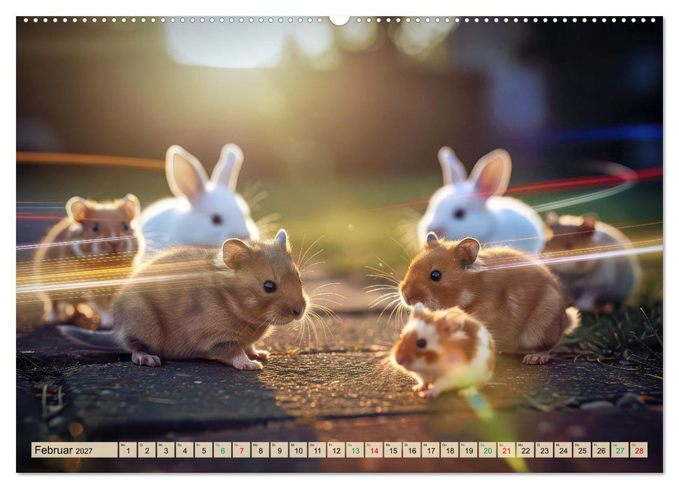 Tiere im Gegenlicht (CALVENDO Premium Wandkalender 2027)