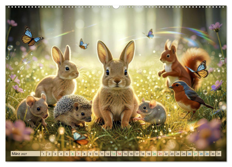 Tiere im Gegenlicht (CALVENDO Premium Wandkalender 2027)