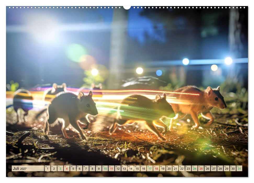 Tiere im Gegenlicht (CALVENDO Premium Wandkalender 2027)