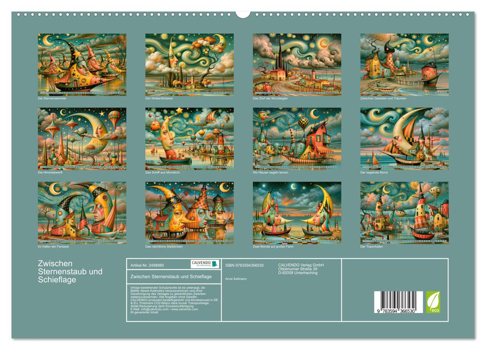Zwischen Sternenstaub und Schieflage (CALVENDO Premium Wandkalender 2027)